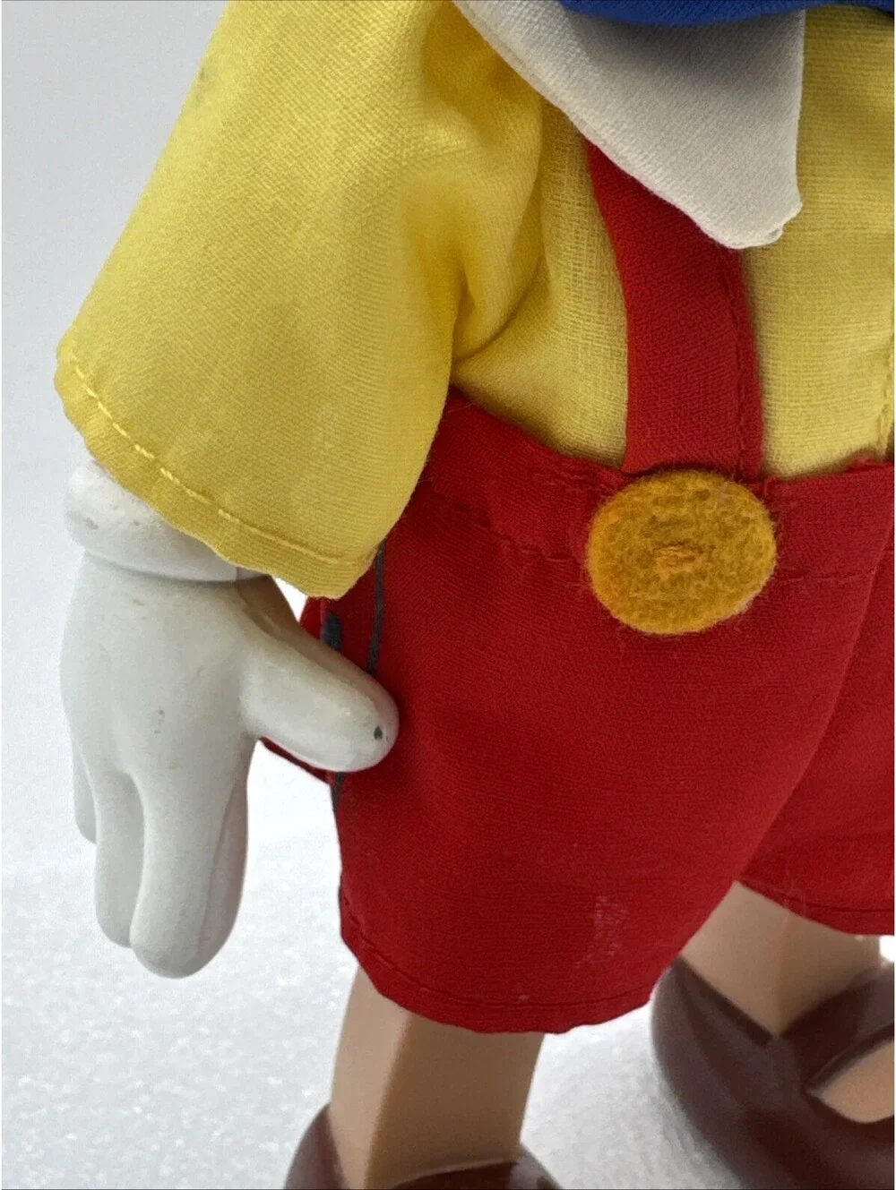 Disney Applause Pinocchio Posable Doll Toy Jointed Vinyl 9.5” Vintage With Tag